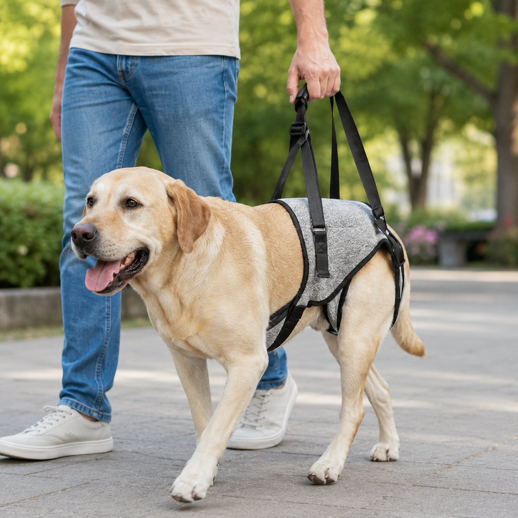 Steady Steps Support Harness — a helping hand for the dog who's slowing down